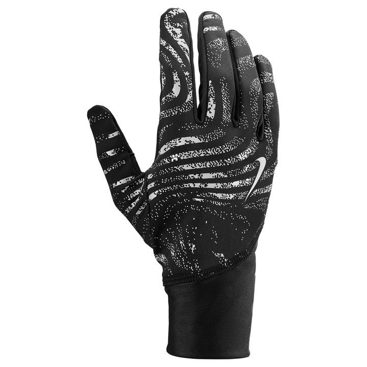 Nike Women' Black Pacer Therma-Fit Midweight Running Glove- Reflective in Size S, Sports Direct