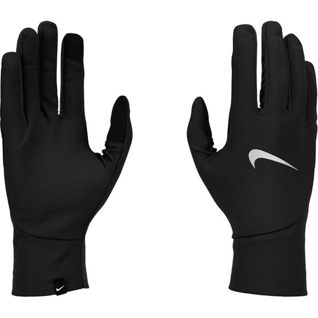 Black/Silver - Nike - Pacer Lightweight Running Gloves Mens