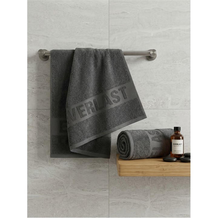 Everlast  Grey Shower Towel 150 X 75Cm, Sports Direct