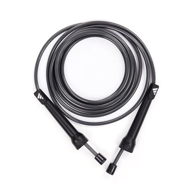 Black - adidas - Adjustable Plastic Skipping Rope