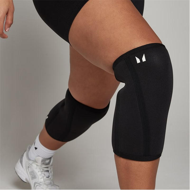Myprotein  Black  Knee Supports in Size M, Sports Direct