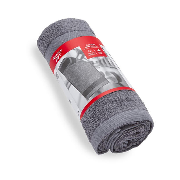 Grey - Reebok - Gym Towel Capri