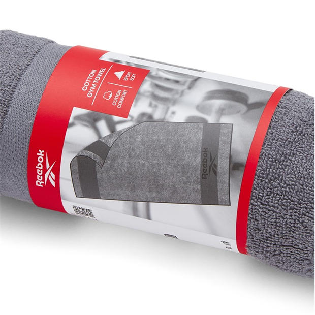Grey - Reebok - Gym Towel Capri