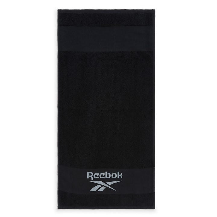 Reebok  Black Gym Towel Capri, Sports Direct