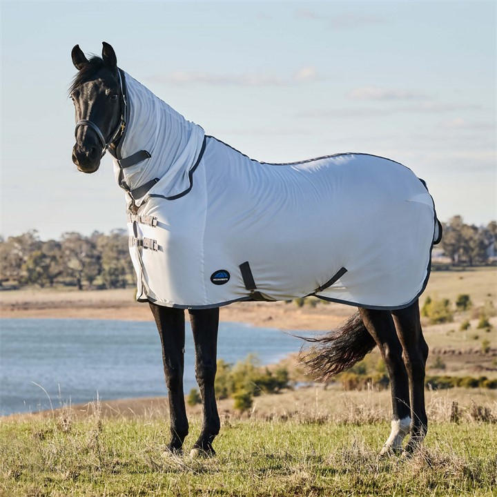 Weatherbeeta  White Comfitec Tyro Fly Sheet Combo in Size 6'6, Sports Direct