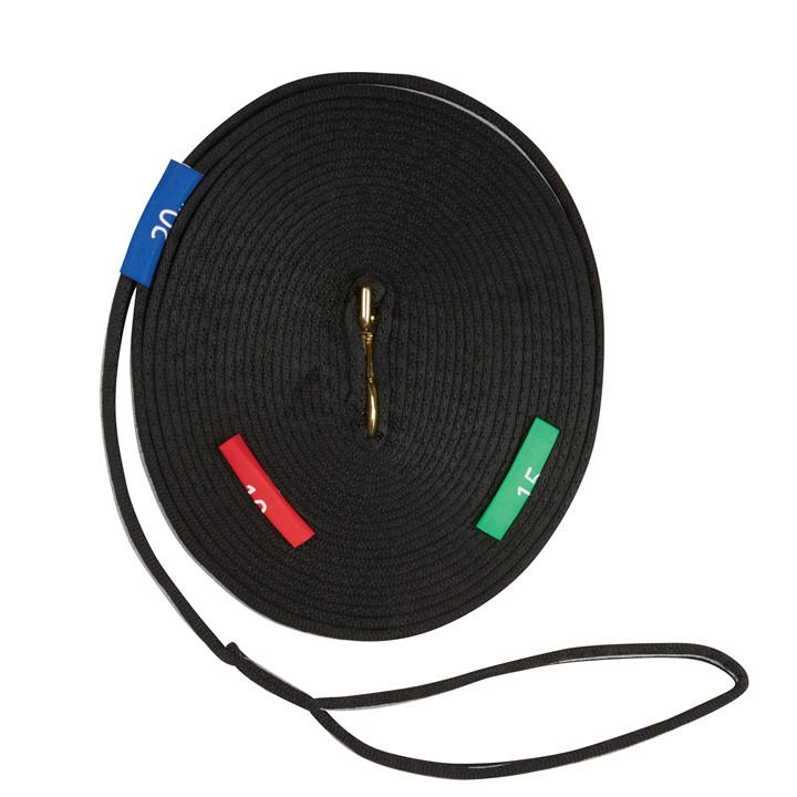 Kincade  Black Two Tone Lunge Line in Size 11M, Sports Direct