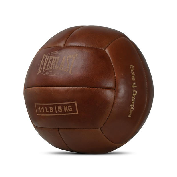 5Kg - Everlast - Everlast 1910 Pro Leather Medicine Ball