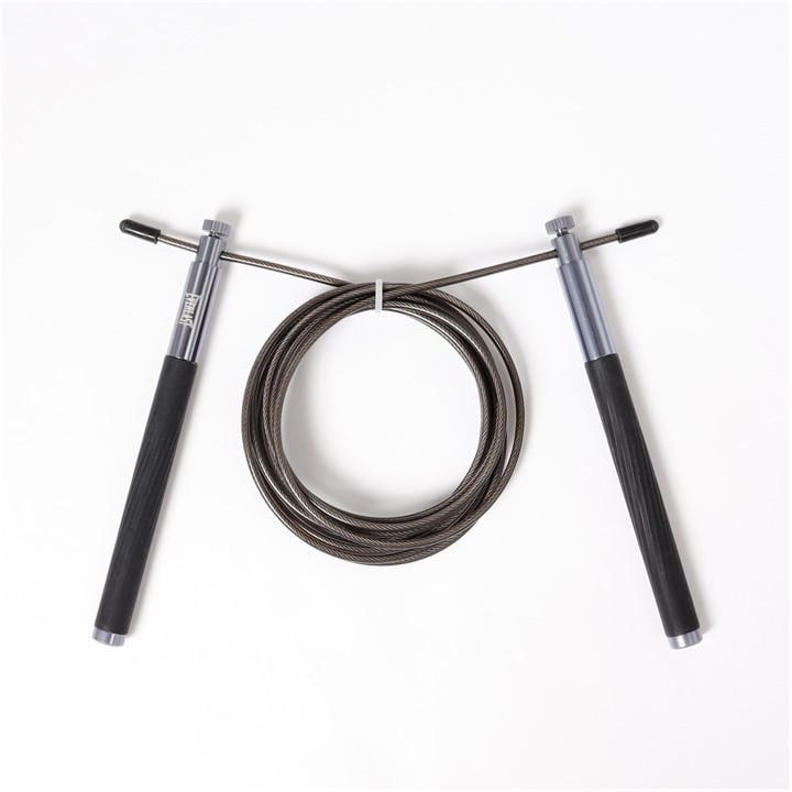 Everlast  Black Speed Rope Steel Cable Ball Bearing Skipping Rope, Sports Direct
