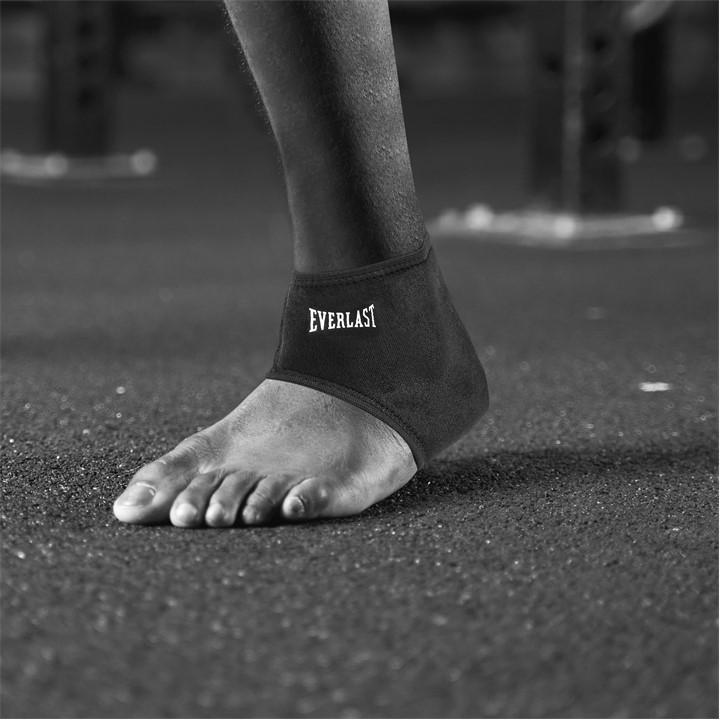 Everlast Black Neoprene Ankle Support, Sports Direct