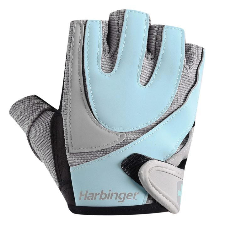 Harbinger Women's Blue Training Grip Gloves in Size L, Sports Direct