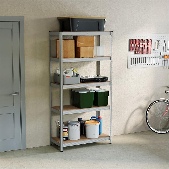 Lassic  Metallics Home Vida 5 Tier Garage Shelf, Sports Direct