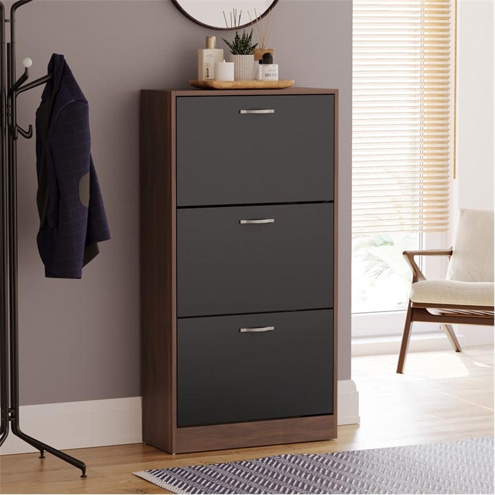 Lassic   Vida Designs 3 Drawer Shoe Cabinet, Sports Direct