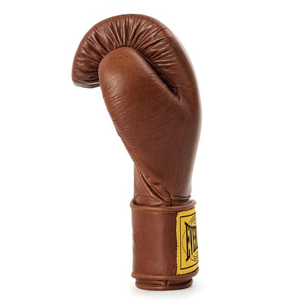Brown - Everlast - 1910 Pro Leather Hook and Loop Boxing Gloves