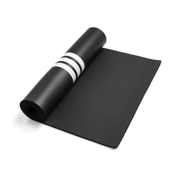 Black - adidas - 8mm NBR Gym Mat with Carry Strap