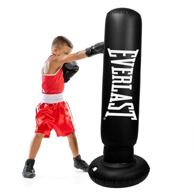Black - Everlast - Inflatable PVC Punch Boxing Bag