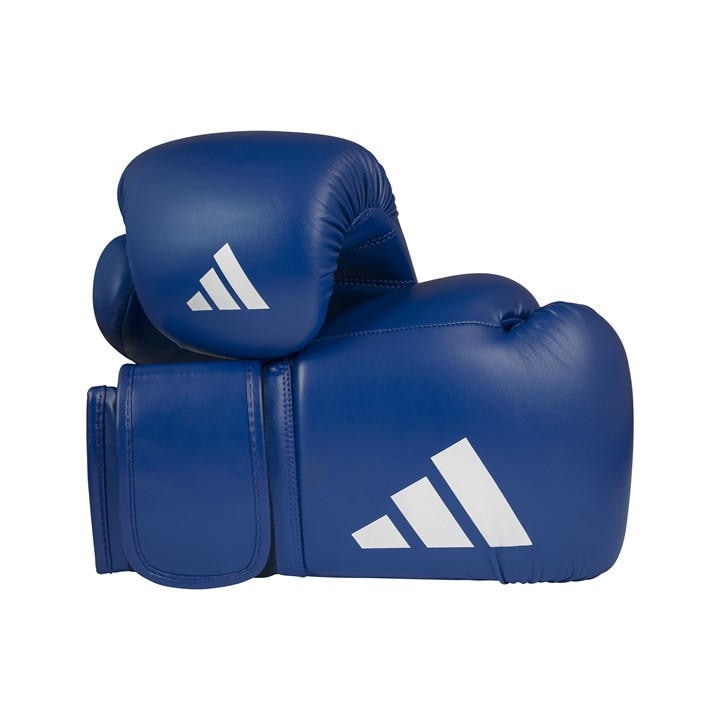 Adidas  Blue Power 100 Boxing Gloves in Size 10oz, Sports Direct