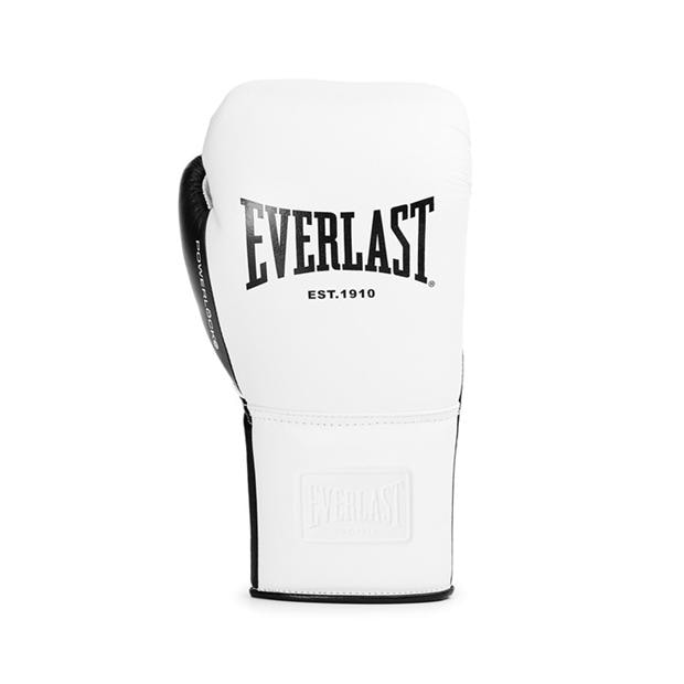 White - Everlast - Everlast Powerlock Pro Lace Up Gloves