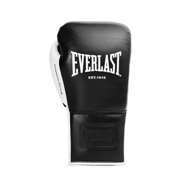 Black - Everlast - Everlast Powerlock Pro Lace Up Gloves