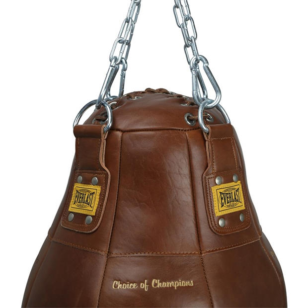Vintage Brown - Everlast - 1910 Pro Leather 3 in 1 Punching Bag