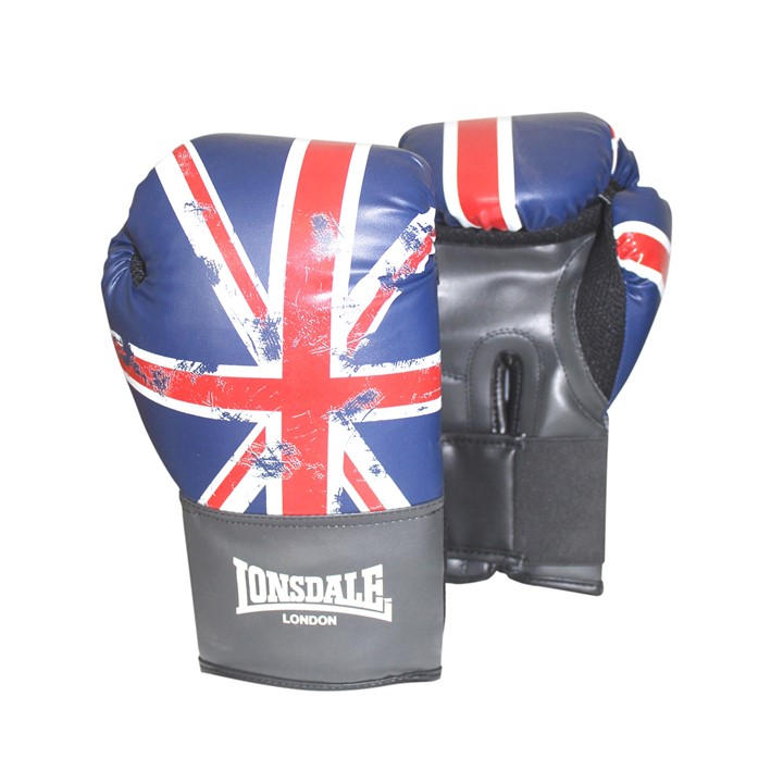 Lonsdale Men's Blue Limited Edition Contender Gloves in Size Junior, Sports Direct