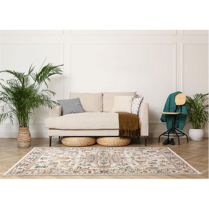 Ultimate Rug  Cream Nova Traditional Floyd in Size 120x170cm, Sports Direct