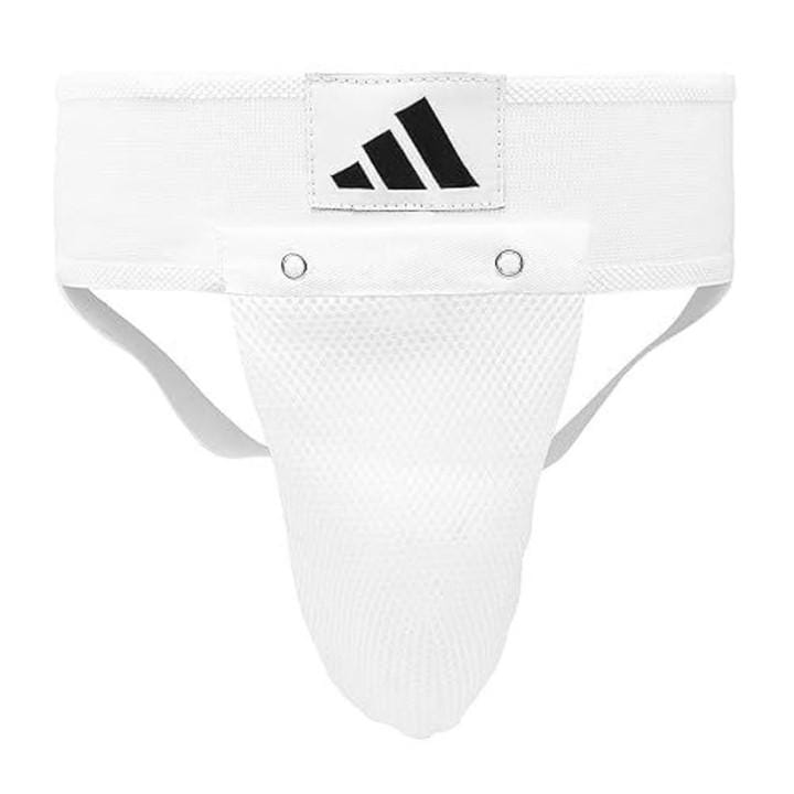 Adidas  White Male Groin Guard in Size M, Sports Direct
