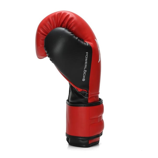 Punane - Everlast - Powerlock Boxing Hook & Loop Glove