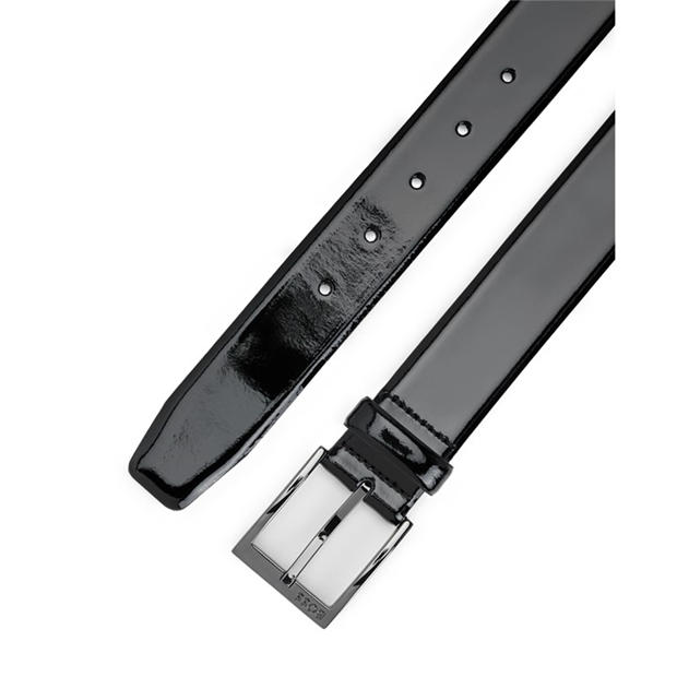 Black 001 - Boss - Men's Elloy Patent Leather Belt