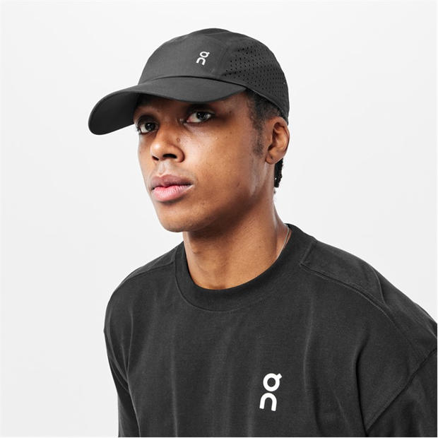 Black - ON - Men's Lightweight Sun Protection Breathable Running Cap