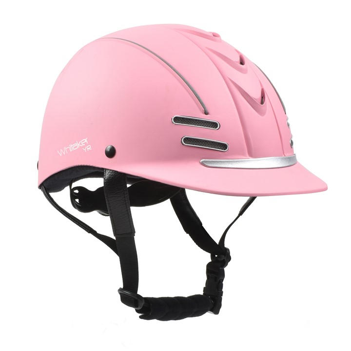 John Whitaker  Kids Pink Club Young Rider Helmet in Size 57-61cm, Sports Direct