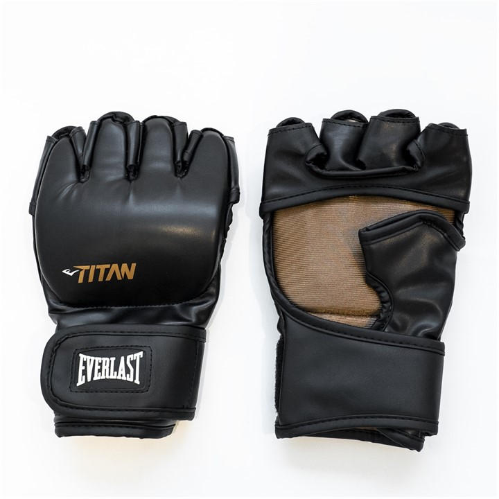 Everlast  Black Titan Mma Training Gloves in Size S - M, Sports Direct