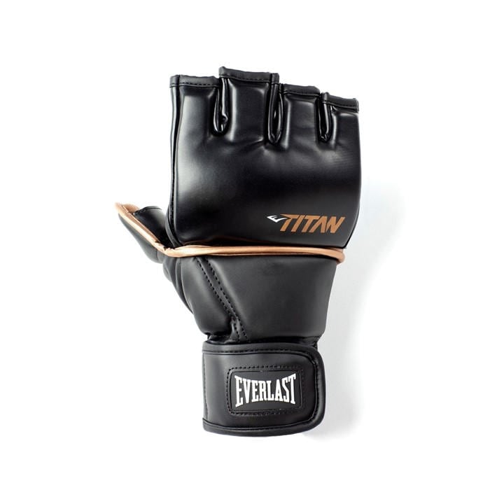Everlast  Black Titan Mma Grappling Gloves in Size S - M, Sports Direct