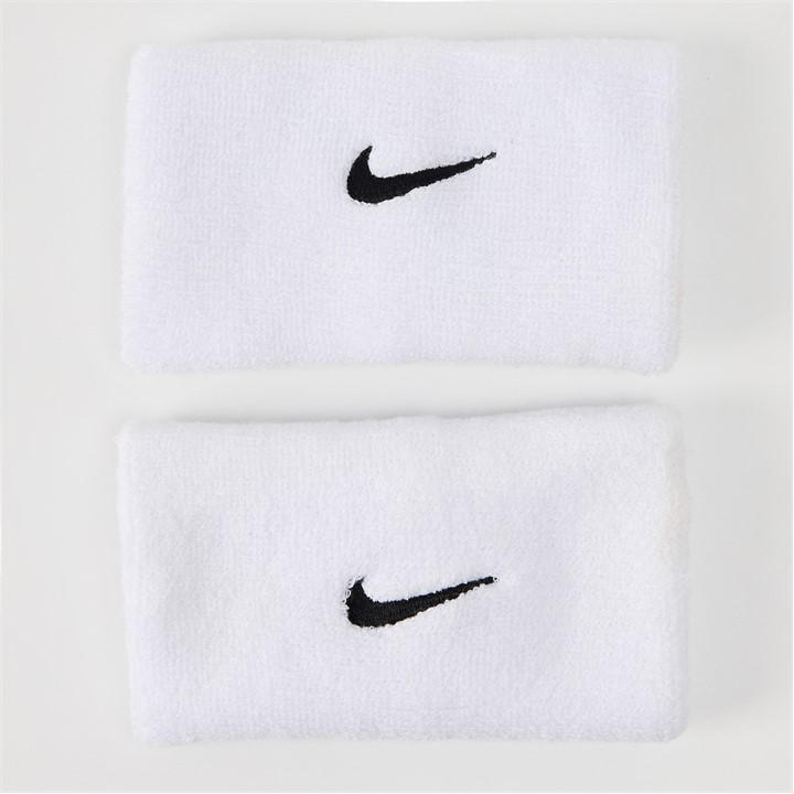 Nike  White Double Wrist Band, Sports Direct