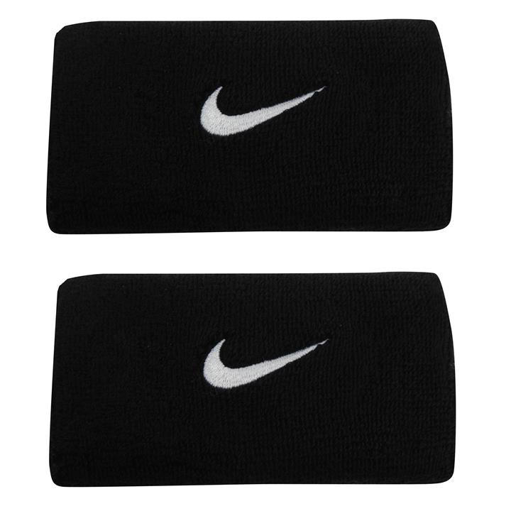 Nike  Black Double Wrist Band, Sports Direct