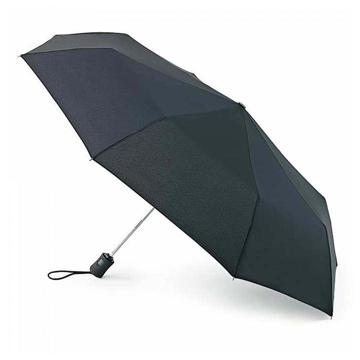 Fulton Umbrellas Black Open & Close Umbrella -