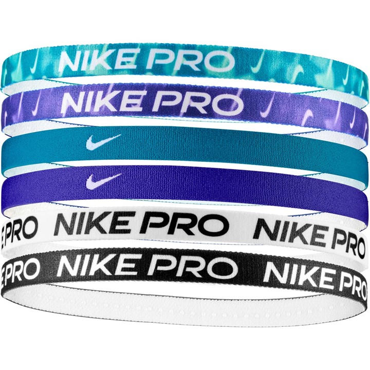 Nike Men's Green 6 Pack Printed Headbands, Sports Direct