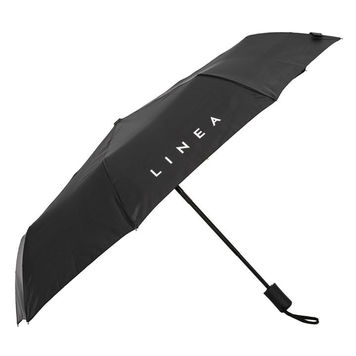 Linea  Black 3 Fold Umbrella, Sports Direct