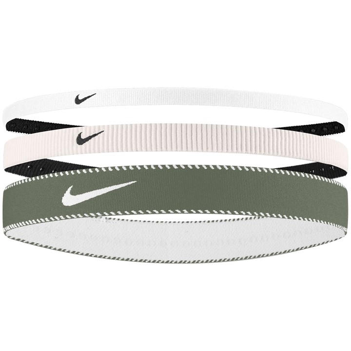 Nike  Pink Flex Mixed Width Headbands (3 Pack) in Size Ladies, Sports Direct
