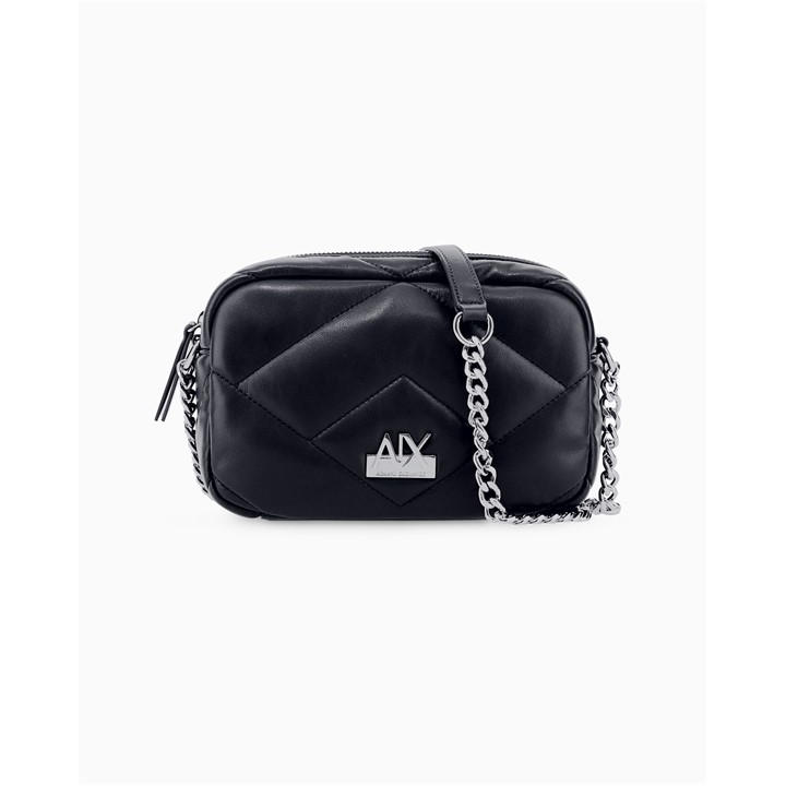 Armani Exchange Women's Black Messenger Bag, Sports Direct