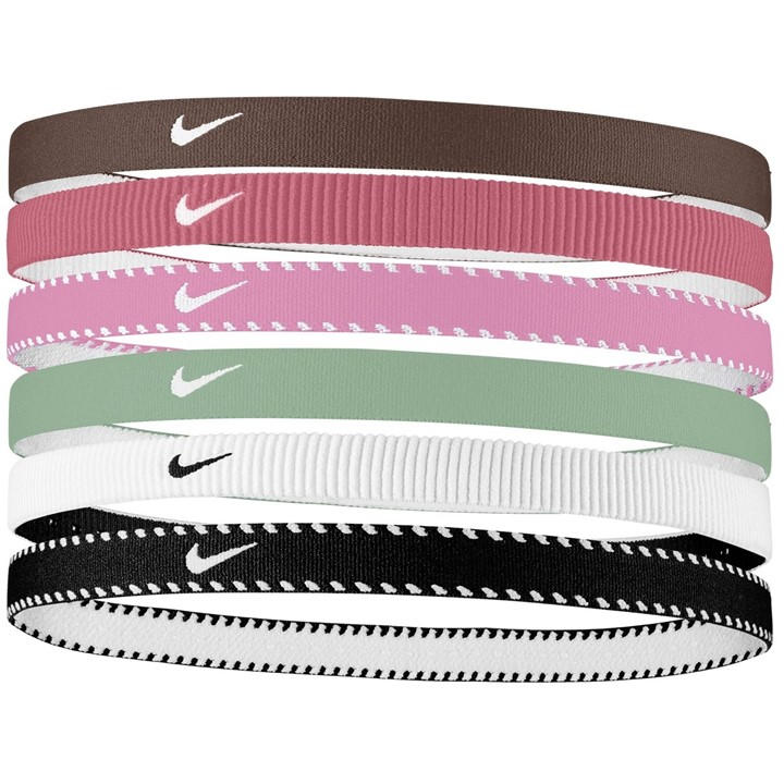 Nike  Brown Flex Headbands (6 Pack), Sports Direct