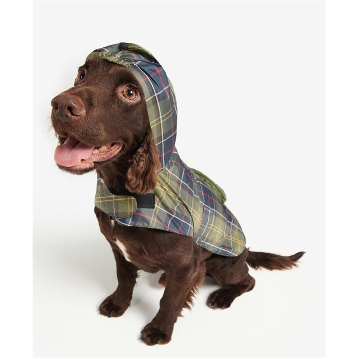 Barbour   Packable Tartan Dog Coat in Size S, Sports Direct