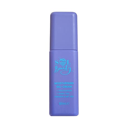 Sol Beauty - 80ml Moisturising Gel Cream with Niacinamide & Green Tea