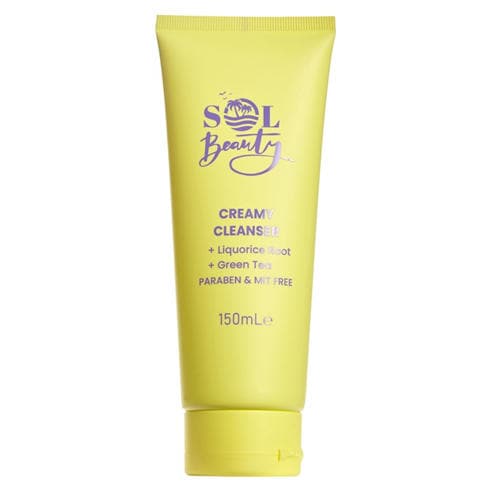 Sol Beauty - Skincare 150ml Creamy Cleanser with Liquorice Root and Green Tea