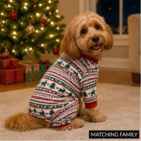 The Spirit Of Christmas - Xmas Family Dog Coat