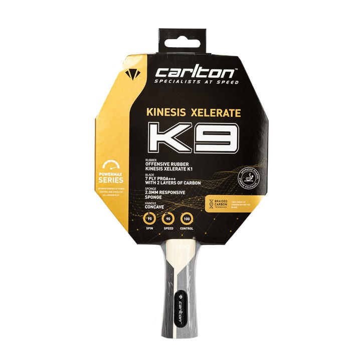 Carlton   Kinesis Xelerate K9 Table Tennis Bat , Sports Direct