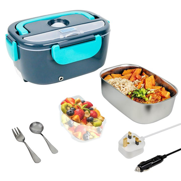 Streetwize  Grey Electric Food Heater Lunch Box in Size 1.5L, Sports Direct