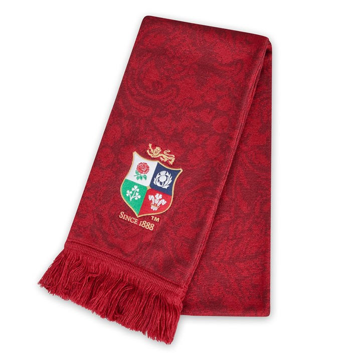 Canterbury  Red British And Irish Lions 2025 Supporters Scarf , Sports Direct