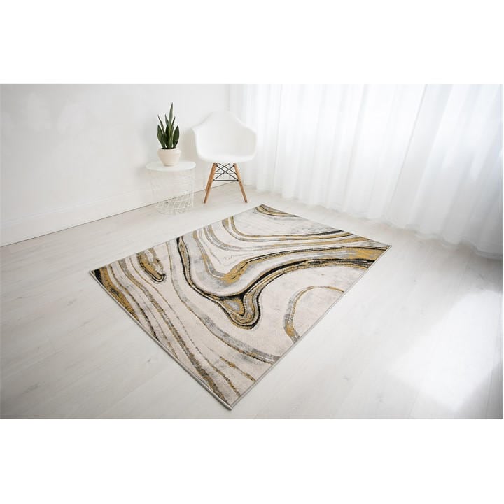 Rugstyle  Anthra/Ochre Balletto 18Ba in Size 120x170cm, Sports Direct