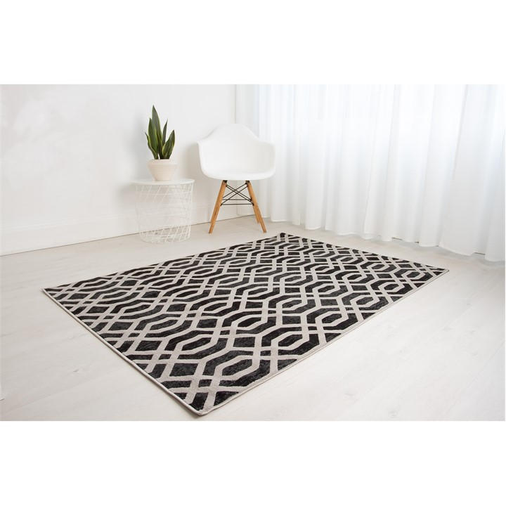 Rugstyle  Anthra/L.grey Balletto 18Fa in Size 160x230cm, Sports Direct