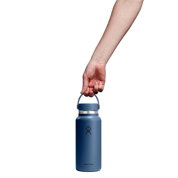 Harbor Blue - Hydro Flask - Wide Mouth Water Bottle 946 ml (32 oz)